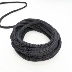 Шнур для одежды d-4.5мм, цвет Серый (на отрез)  в 