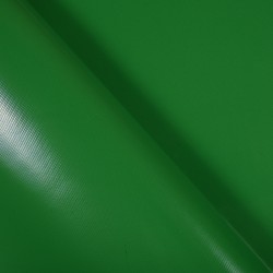 Тентовый материал ПВХ 450 гр/м2, Зелёный (Ширина 160см), на отрез  в , 450 г/м2, 799 руб