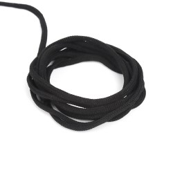 Шнур для одежды 4,5 мм, цвет Чёрный (на отрез)  в 