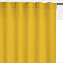 Штора уличная на Трубной ленте (В-220*Ш-145) Желтая, (ткань Оксфорд 600)  в 