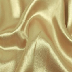 Ткань Атлас-сатин ЛЮКС, цвет Золотой (на отрез)  в 