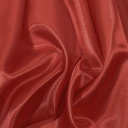 Ткань Атлас-сатин, цвет Красный (на отрез)  в 